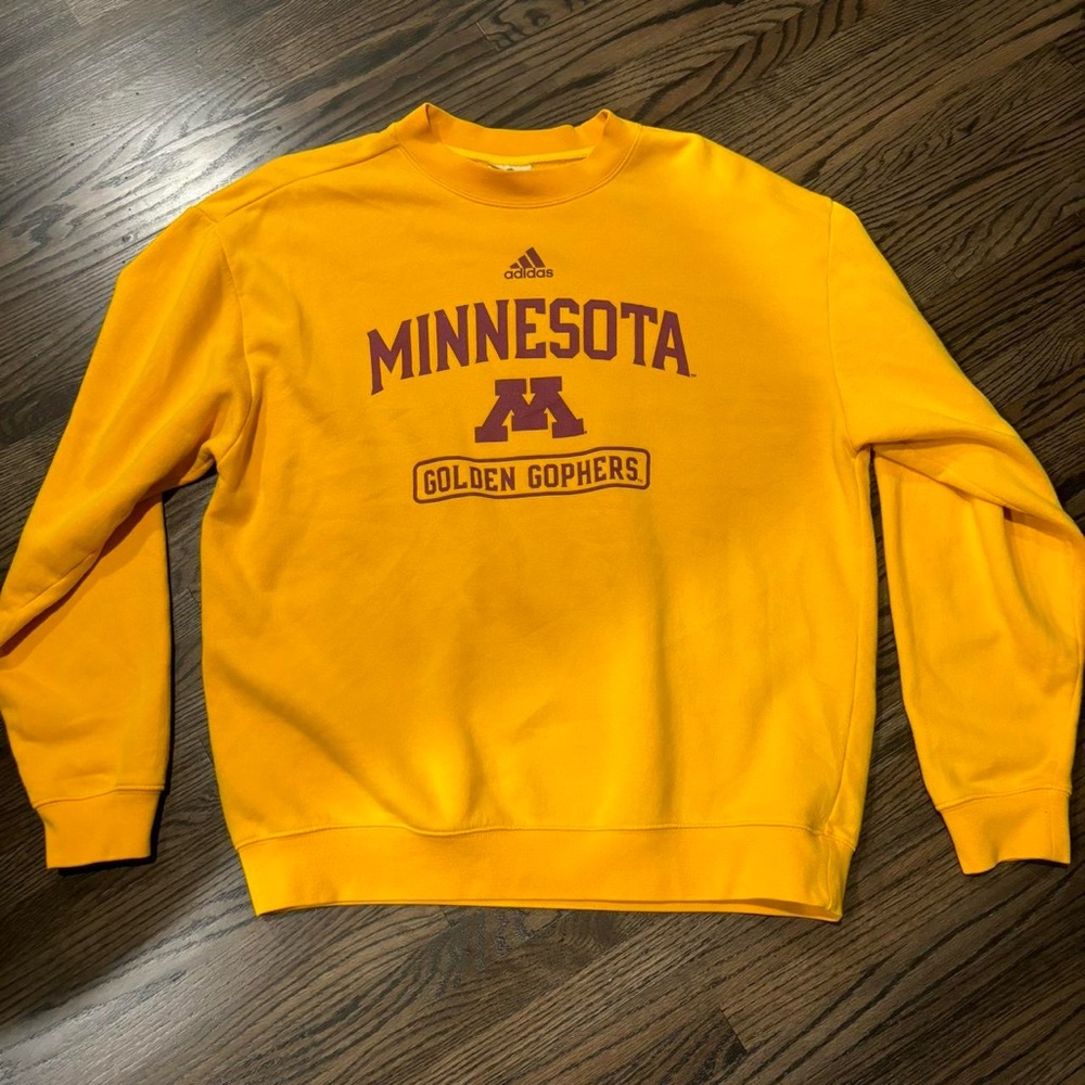 Adidas Yellow Crewneck Sweater